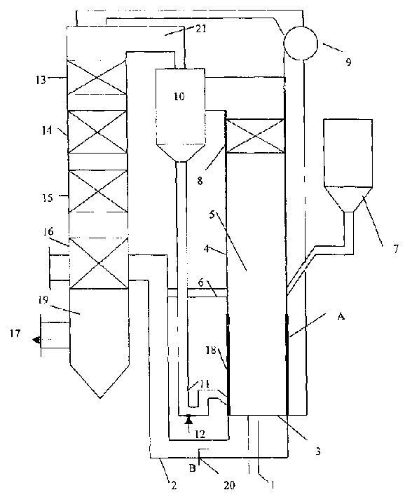 Fluidized bed thermal decomposition method